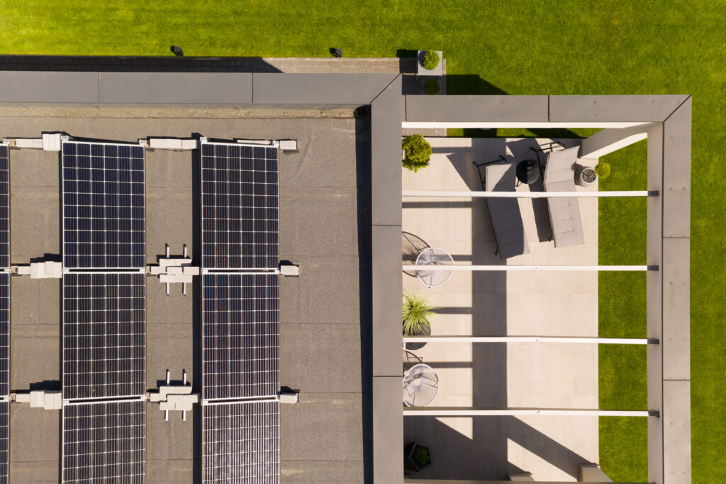 Solaranlage auf einem Haus